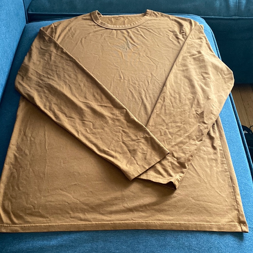 lululemon athletica Long Sleeve Tee - Caramel Brown